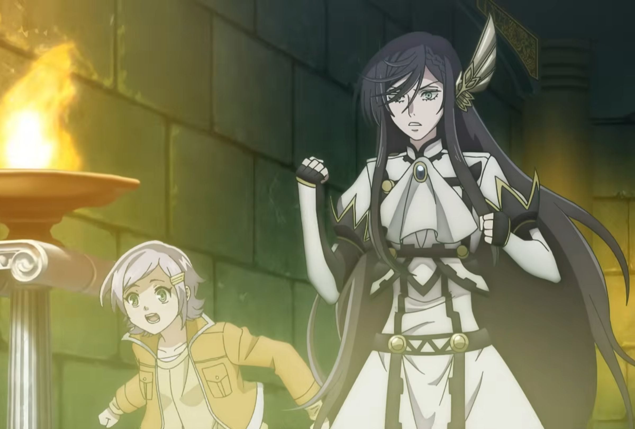 Göll acompaña frecuentemente a Brunhilde durante los combates del anime "Record of Ragnarok" (Foto: Netflix)