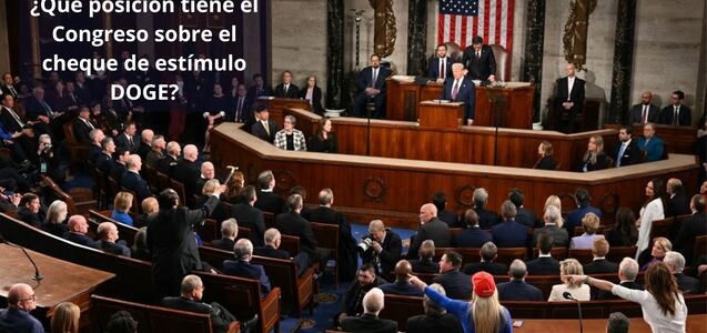 La posición del Congreso sobre el cheque de estímulo DOGE