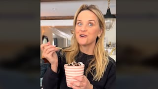Reese Witherspoon y la peculiar forma de preparar un dulce usando nieve