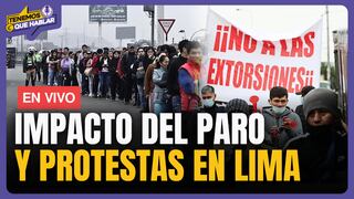 Paro de transporte y protesta: movilización de hoy 10 de octubre | PODCAST