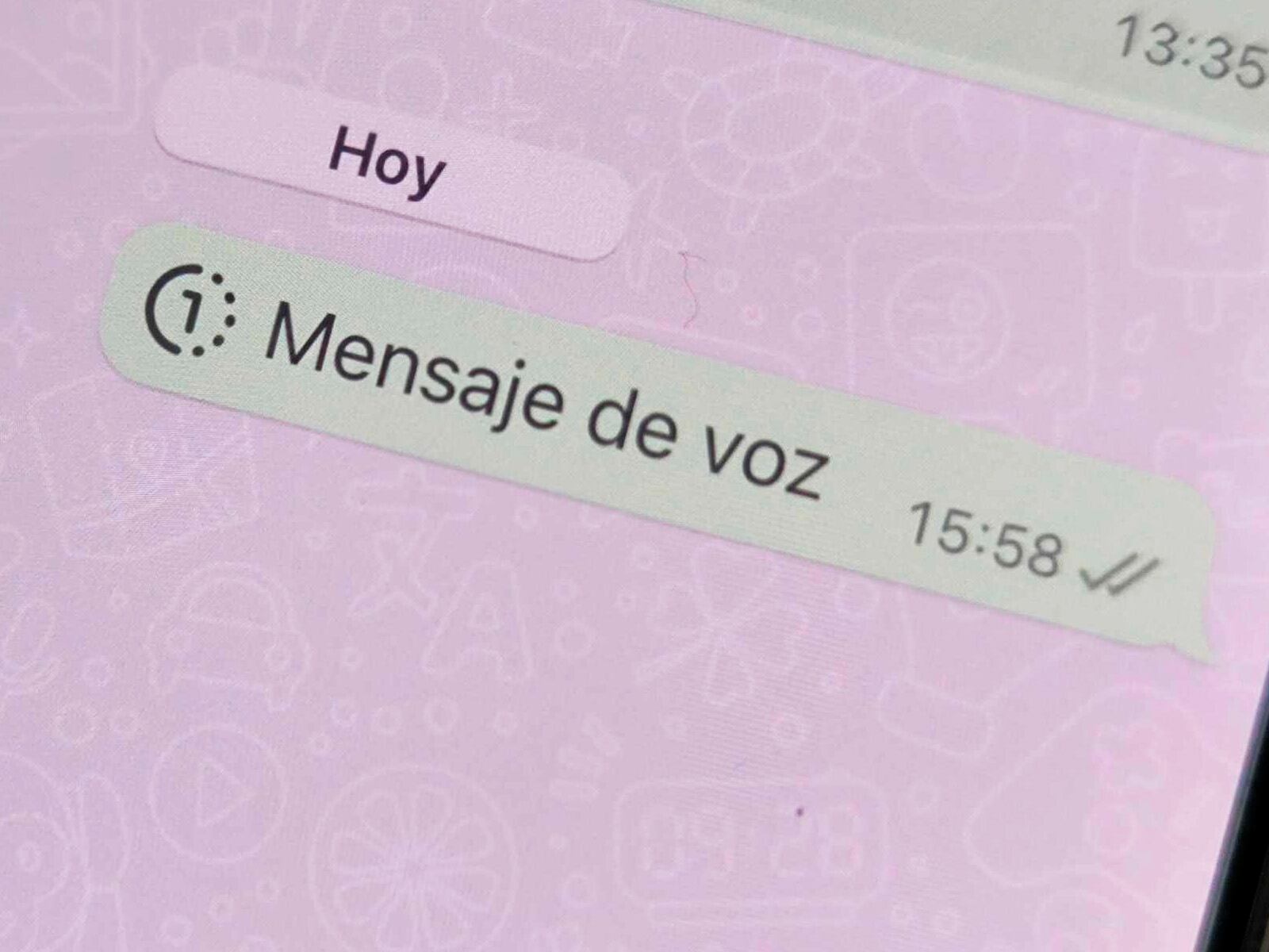 Con la visualización única, el audio desaparece automáticamente tras escucharlo una sola vez. | Crédito: Mag