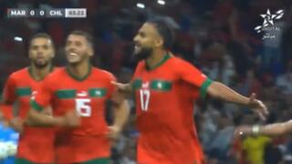 Gol de Sofiane Boufal para el 1-0 de Marruecos vs. Chile en amistoso | VIDEO