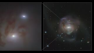 Astrónomos descubren la pareja de agujeros negros supermasivos más cercana a la Tierra