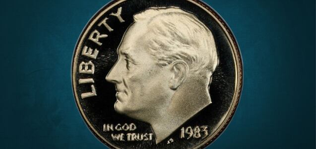 ¿Cuánto puede valer esta moneda de 10 centavos del año 1983 y por qué?