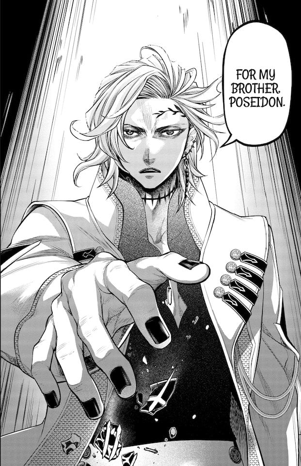 En el manga de "Record of Ragnarok", Hades dice "Por mi hermano, Poseidón" (Foto: Coamix)