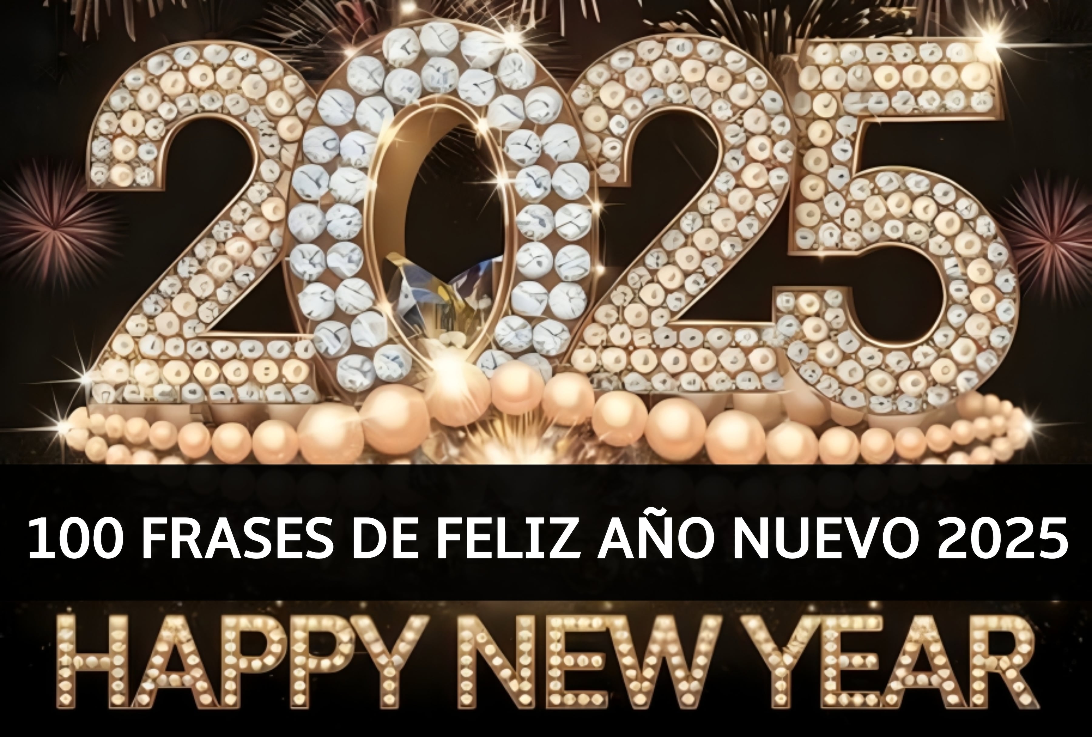 Dedica una de estas 100 frases para desar Feliz Año Nuevo 2025 y compártelas con mensajes divertidos por WhatsApp. (Foto: Pinterest)
