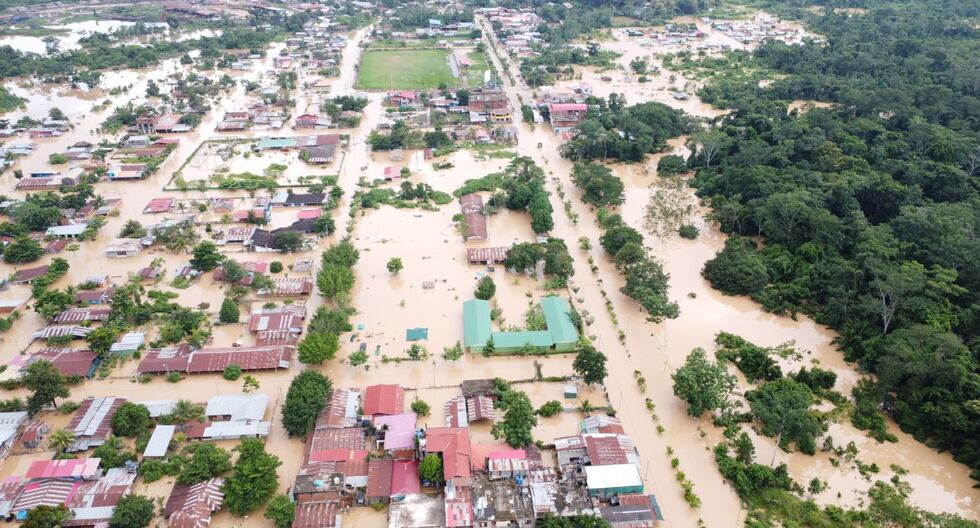 La ciudad de Iñapari está inundada desde el 21 de febrero. Foto: Manuel Calloquispe