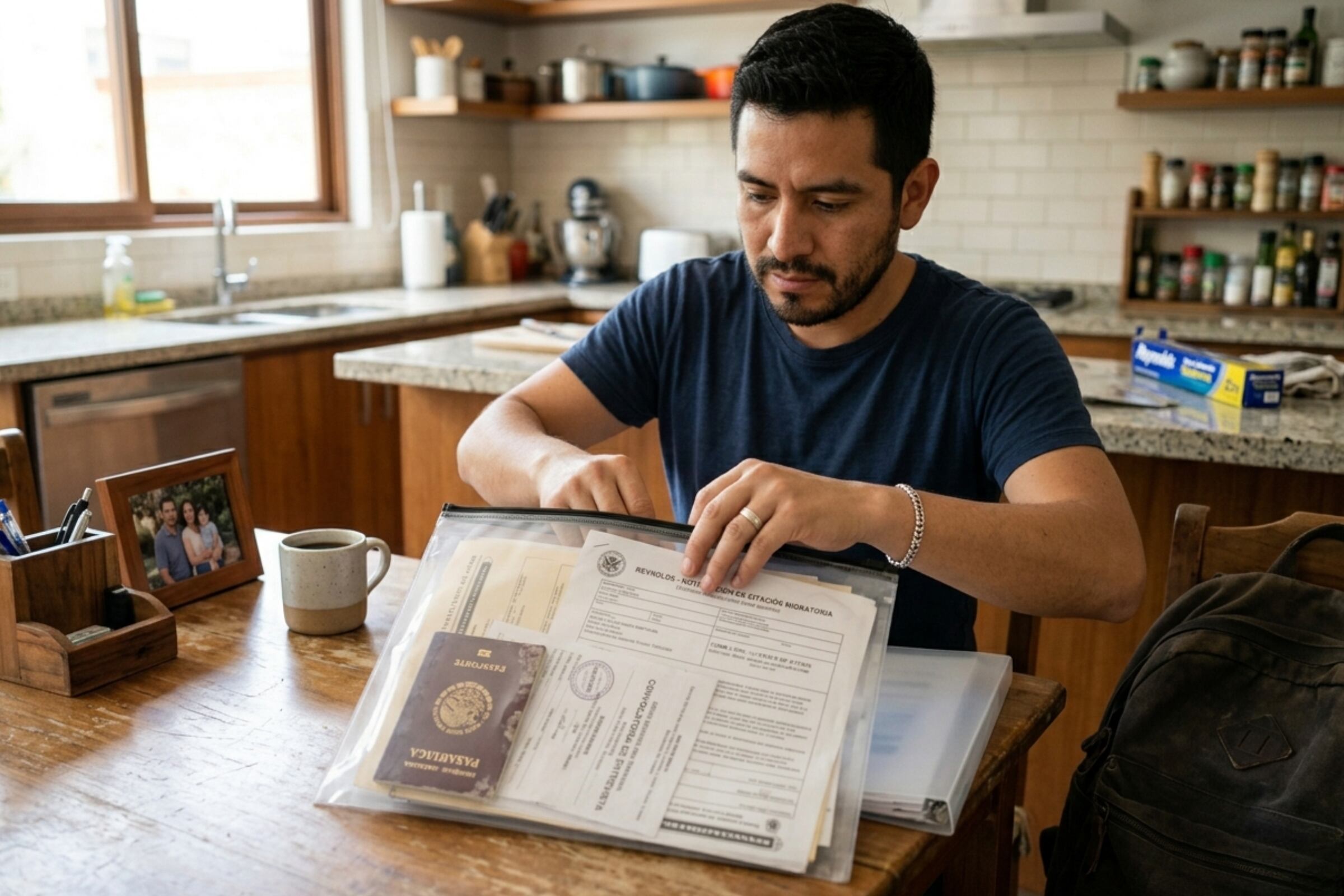 Tu documentación es sumamente importante en cualquier citación migratoria que tengas; no las deseches por ninguna razón. (Crédito: Imagen creada por El Comercio MAG usando Gemini)
