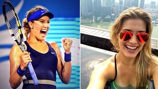 Eugenie Bouchard, tenista que cautiva con sus selfies y juego