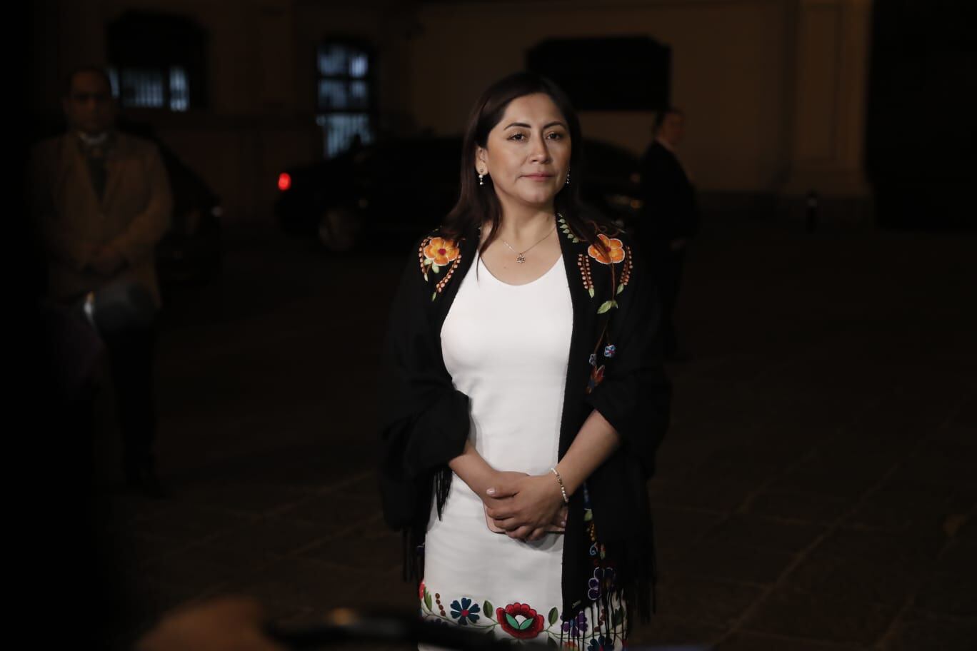 El presidente Pedro Castillo tomó juramento a la congresista de Perú Libre Kelly Portalatino como nueva ministro de Salud. Fotos: Hugo Pérez / @photo.gec