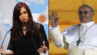 Cristina Fernández desea una "fructífera tarea pastoral" al papa Francisco