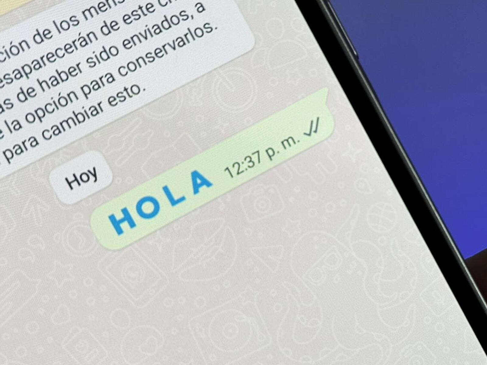 Si usas este truco, podrás tener las letras azules en WhatsApp. (Foto: MAG - Rommel Yupanqui)