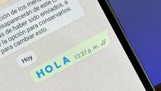 Así se activan las letras en color azul en WhatsApp