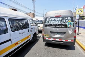 Transportistas del Callao marchan exigiendo paz y seguridad tras ola de ataques | FOTOS