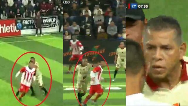 Por agresión: el ‘Puma’ Carranza fue expulsado en la final de Copa Leyendas F7 | VIDEO