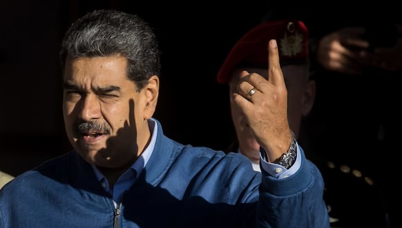 El presidente de Venezuela Nicolás Maduro, en el Palacio de Miraflores en Caracas, Venezuela, el 20 de diciembre de 2023. (Foto de Miguel Gutierrez / EFE)
