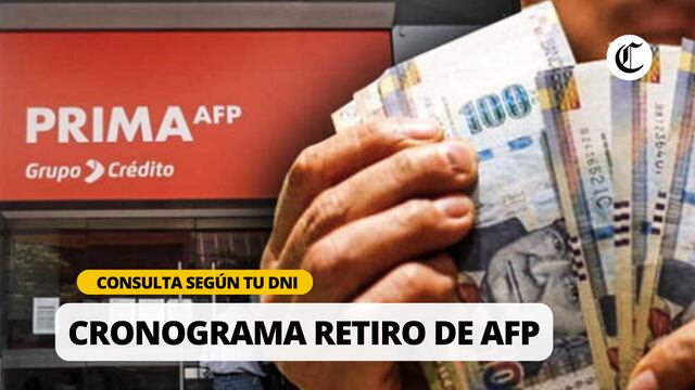 Fechas para retirar tu AFP hoy: consulta con tu DNI qué día te corresponde | Foto: Composición EC