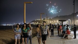 Año Nuevo: cientos de personas celebraron la llegada del 2023 en la Costa Verde