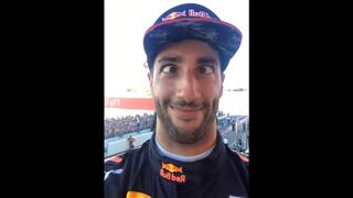No creerás lo que hizo Ricciardo con el celular de Hamilton