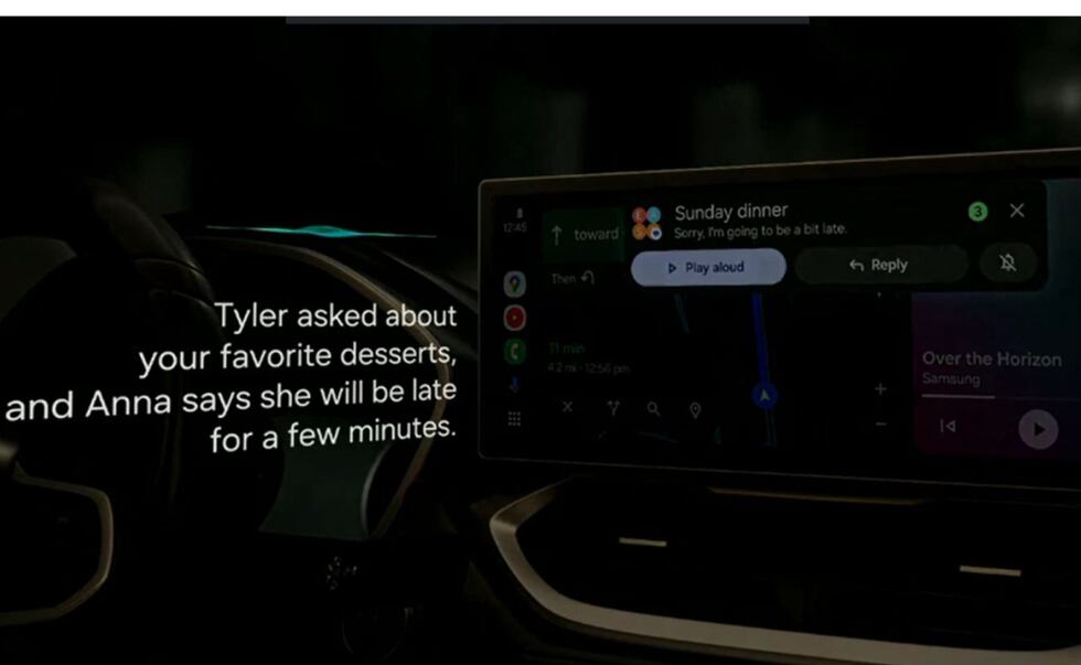 Las nuevas funciones de Galaxy Ai se podrán configurar en Android Auto. (Foto: captura de pantalla)