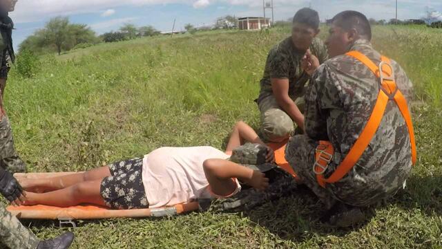 Embarazada rescatada: “No podíamos salir, el río tapó todo”