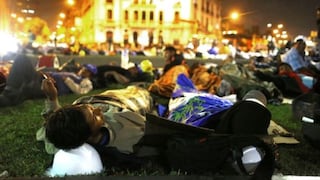 Plaza Dos de Mayo es nuevamente campamento de protestas
