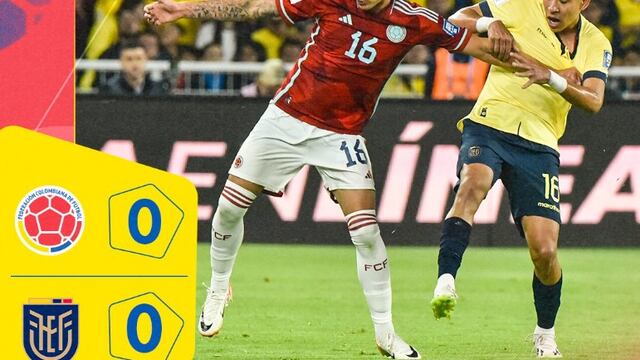 Ecuador y Colombia empatan sin goles en Quito por la Fecha 4 de las Eliminatorias Sudamericana