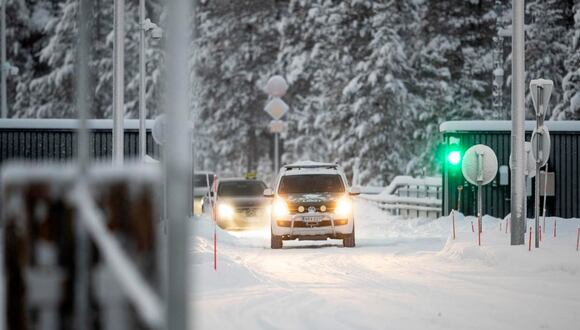 Vista general de la estación fronteriza Raja-Jooseppi en Laponia, norte de Finlandia, 27 de noviembre de 2023. (Foto de EFE/EPA/TOMI HANNINEN)