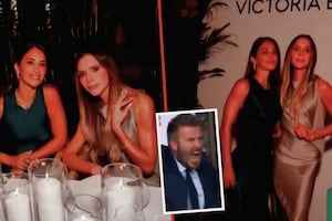 Victoria Beckham y Antonela Roccuzzo se roban las miradas en la Copa del Mundo