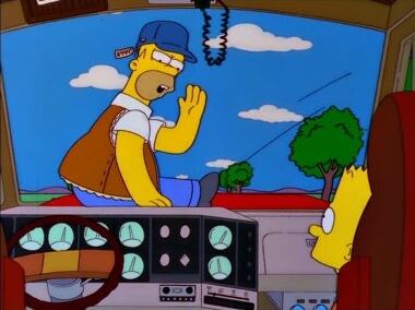 "Maximum Homerdrive" fue una parodia a la cinta de Stephen King que recibió una mala recepción de la crítica (Foto: Fox)