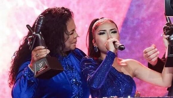 Eva Ayllón felicitó a Lita Pezo por clasificar a la final del Festival de Viña del Mar. (Foto: Instagram)