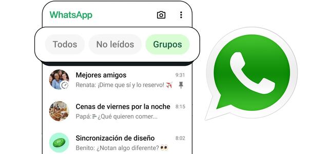 Llegaron los filtros de chats en WhatsApp: cómo utilizarlos