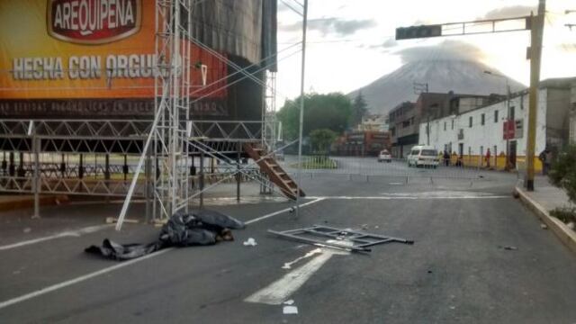 Chofer ebrio provocó muerte de dos trabajadores en Arequipa