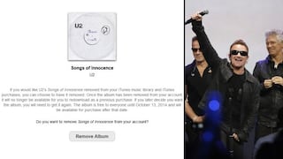 ¿Cómo eliminar el disco gratuito de U2 de iTunes?