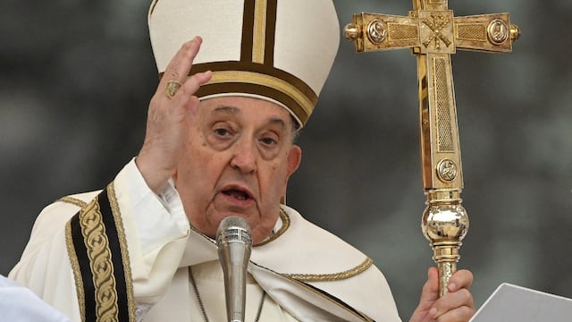 El Papa alerta contra los “vientos de la guerra” sobre Europa en su mensaje de Pascua