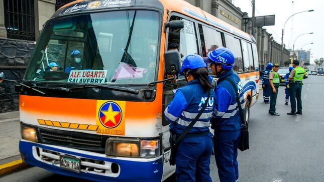 Propietarios de vehículos informales serán procesados penalmente. (Foto: ATU)