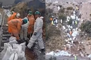 Labores de limpieza en Huarochirí. (Facebook: Liseth Informa)