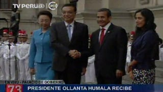 Ollanta Humala se reúne con primer ministro chino, Li Keqiang