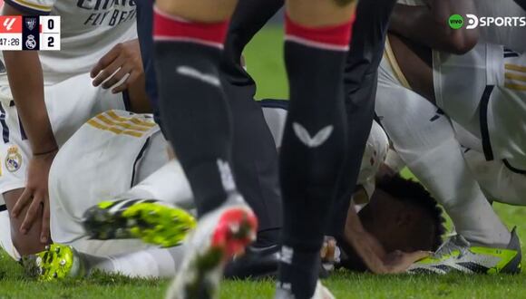 El dolor de Éder Militao tras fuerte lesión en Real Madrid vs Athletic  | VIDEO