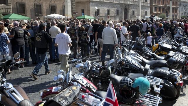 FOTOS: Miles de motocicletas Harley-Davidson recibieron la bendición del papa en el Vaticano