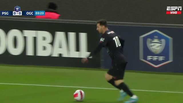 Lionel Messi cambió de dorsal: usa la ‘10’ en el PSG vs. Niza por Copa de Francia