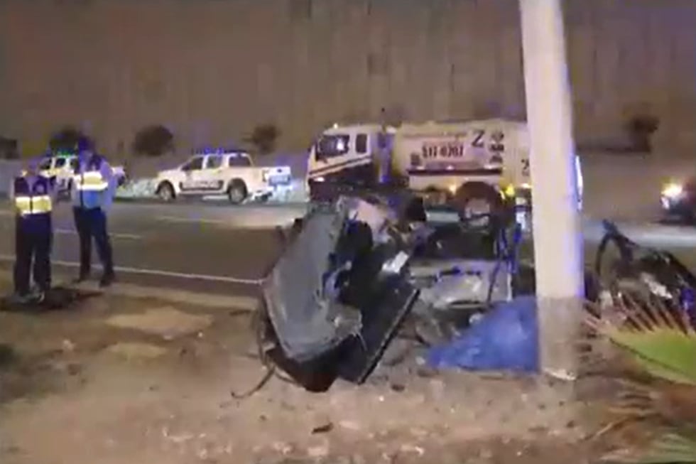 Tragedia durante la madrugada en San Miguel: una mujer murió tras choque en la Costa Verde. Foto: Captura de video/AméricaTV