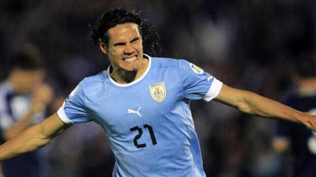 Uruguay confirmó a Edinson Cavani para jugar el repechaje ante Jordania