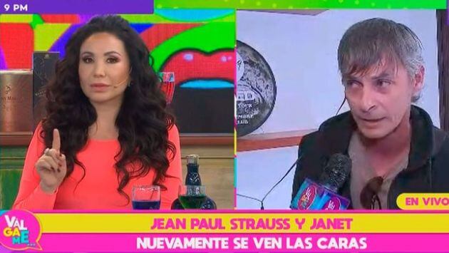 Jean Paul Strauss se negó a pedirle disculpas a Janet Barboza en vivo. (Imagen: Latina)