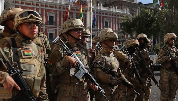 Ejército de Bolivia respaldó al presidente Luis Arce (Foto: EFE).