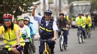 Ciclistas pedalearon hasta el Morro Solar de Chorrillos [FOTOS]