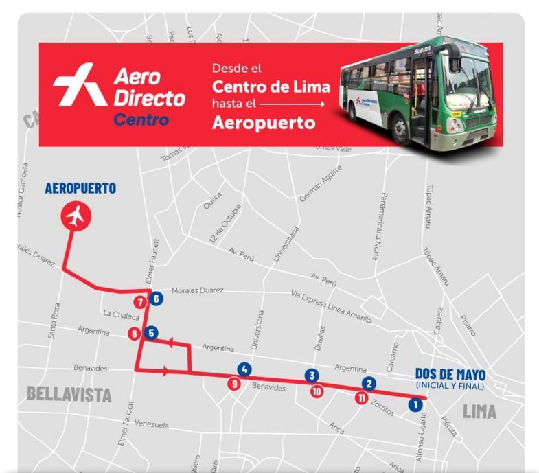 Si te diriges desde el Centro de Lima. FOTO: ATU