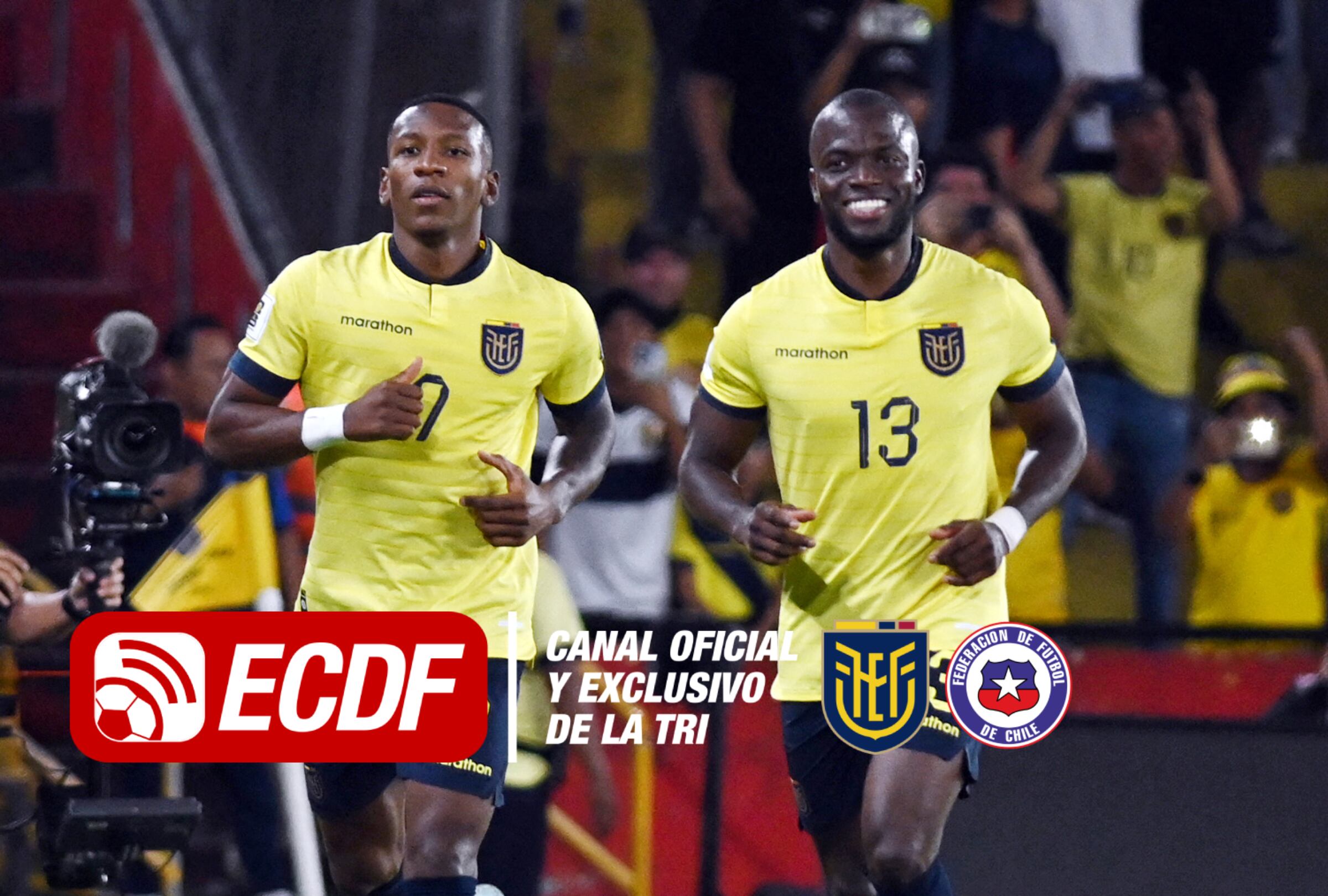 Cobertura oficial de El Canal del Fútbol (ECDF) para seguir el partido entre Ecuador y Chile este martes 25 de marzo por la fecha 14 de las Eliminatorias Conmebol 2026 (Foto: AFP)