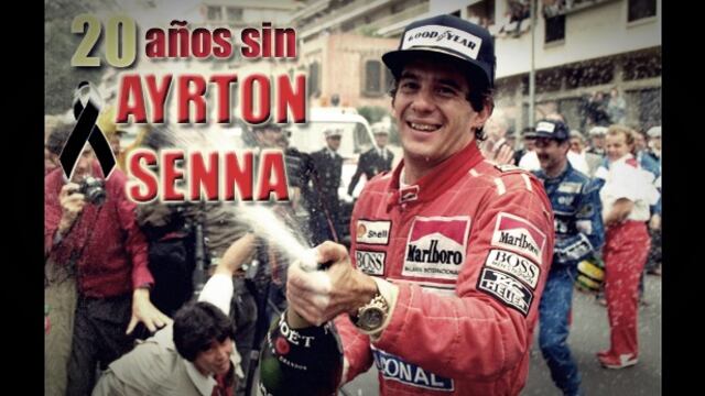 Ayrton Senna: el mundo lloró hace 20 años al piloto brasileño