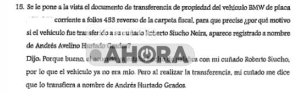 Esta es parte de la declaración que dio Edison Flores ante la Fiscalía por el caso 'Chibolín'. (Foto: Alonso Ramos/X/Programa Ocurre Ahora)